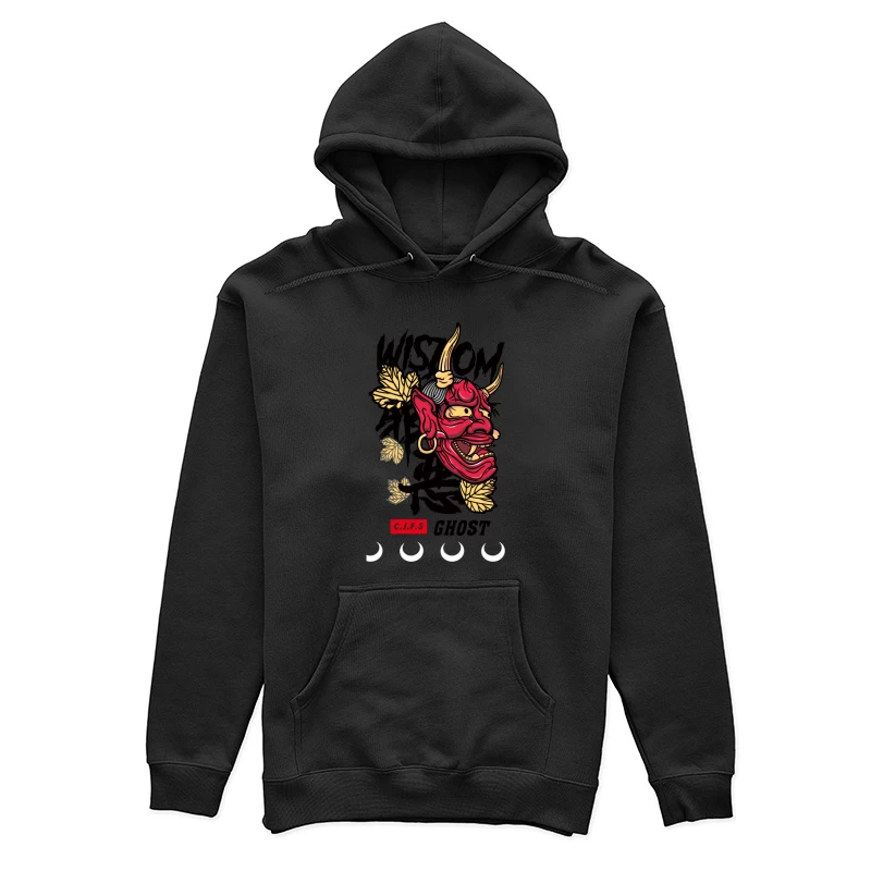 Weisheit Oni Maske Design Damen Pullover Hoodie