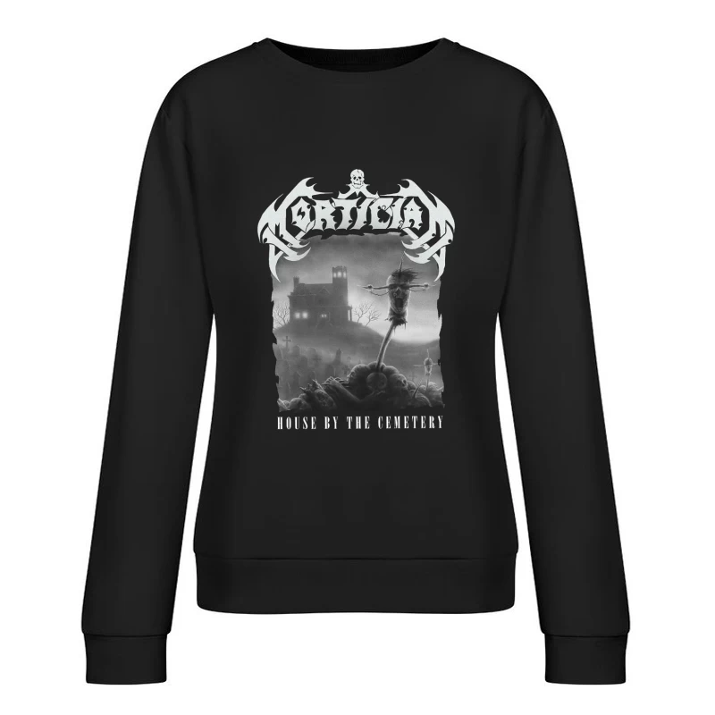 Mortician House By The Cemetery Female Pullover Sweatshirt