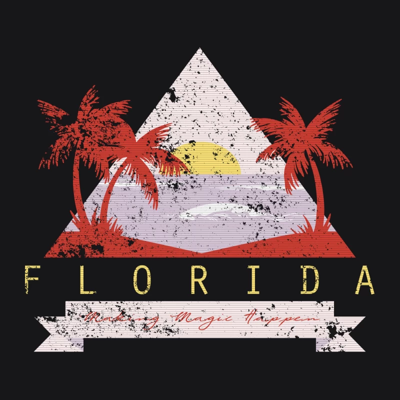 Coucher de Soleil en Floride Homme Sweat à capuche