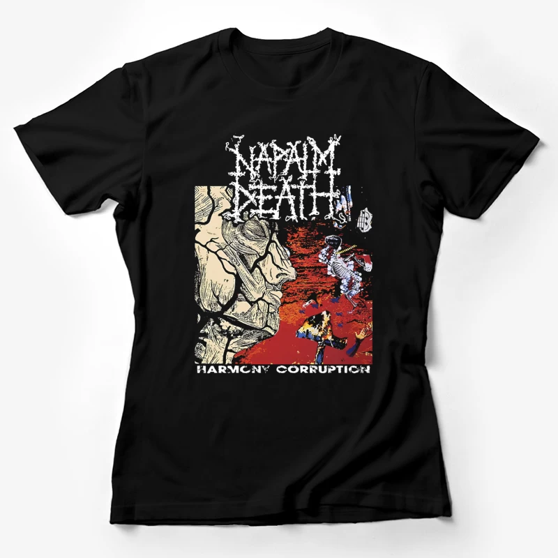 Napalm Death Harmony Coruption Female T-Shirt