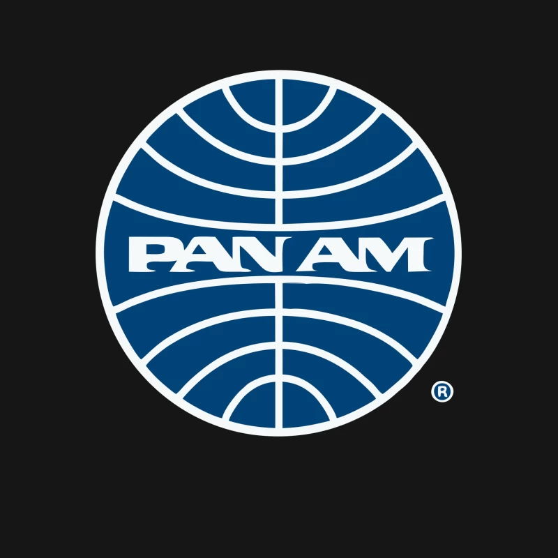 Pan Am Mid 1950s Globe Inverted Male T-Shirt