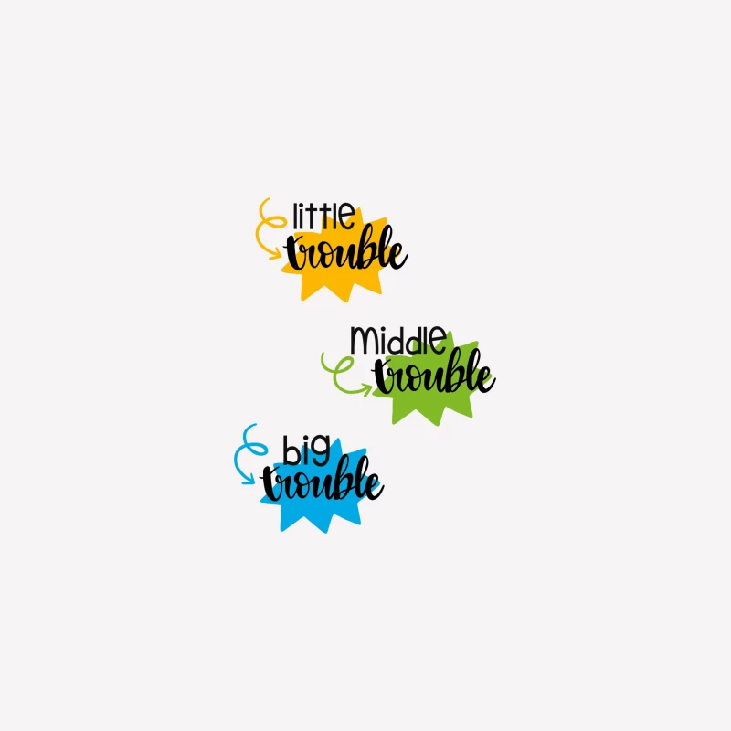 Design charmant avec des étoiles et des mots Femme T-Shirt