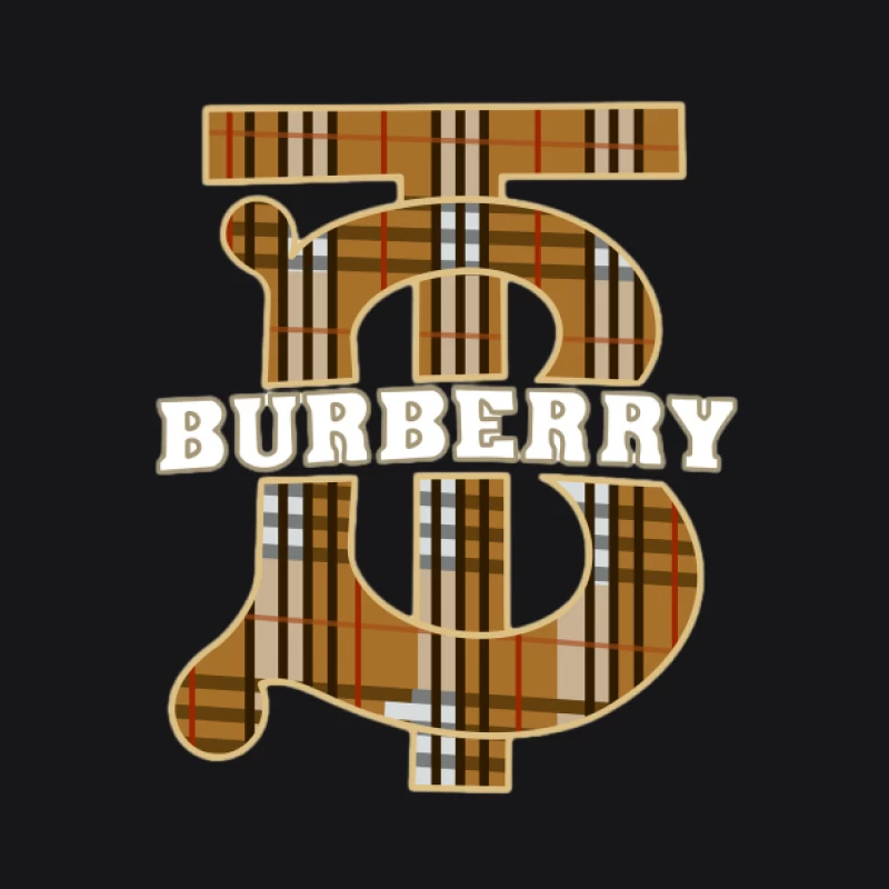 Burberry Logo mit Karomuster Herren Pullover Hoodie