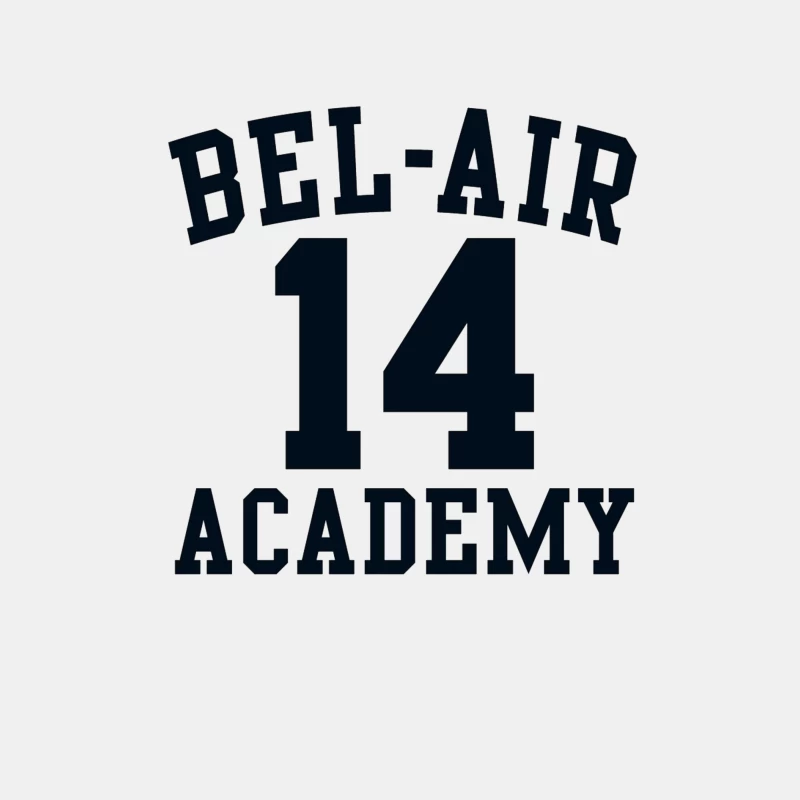 Bel-Air Academy Number 14 Athletic Jersey Design Male Tank Top