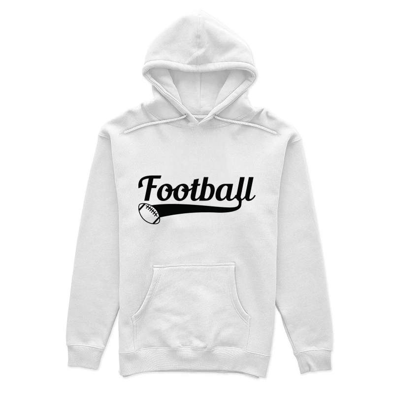 Design de Football en Noir Femme Sweat à capuche