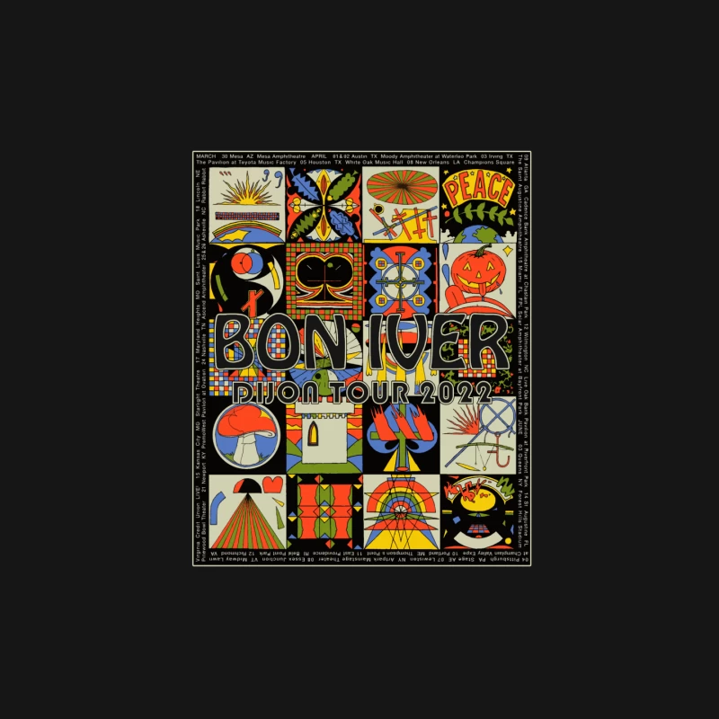 1 BON IVER DIJON TOUR 2022 Mouse Pad