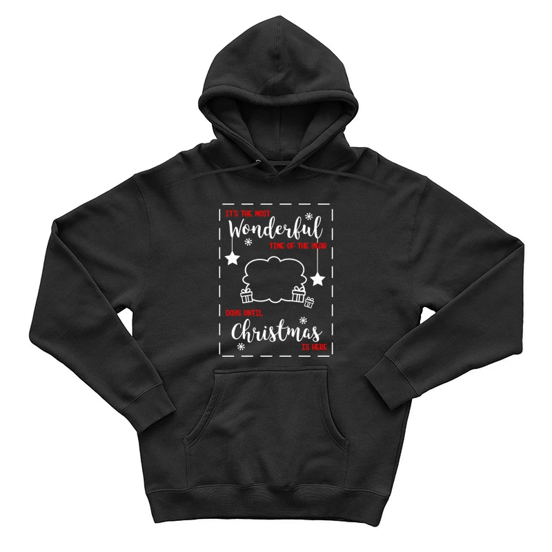 Compte à rebours de Noël joyeux Homme Sweat à capuche