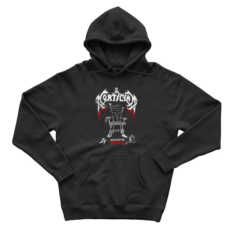 Mortician Hacked Up For Barbeque Male Pullover Hoodie