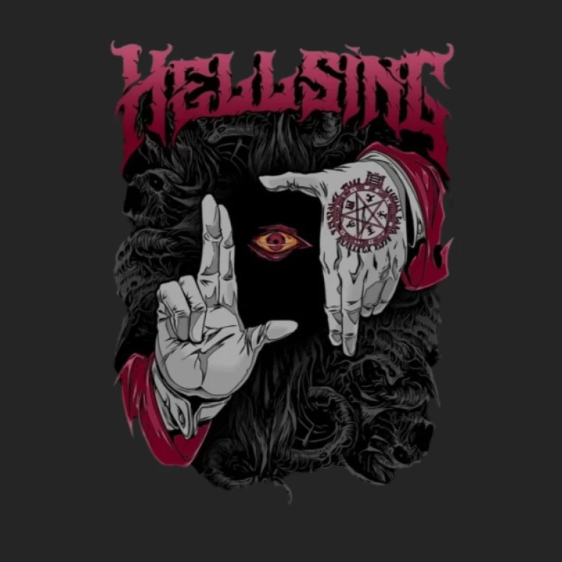 Höllische Gesten und Symbolik Herren Pullover Sweatshirt