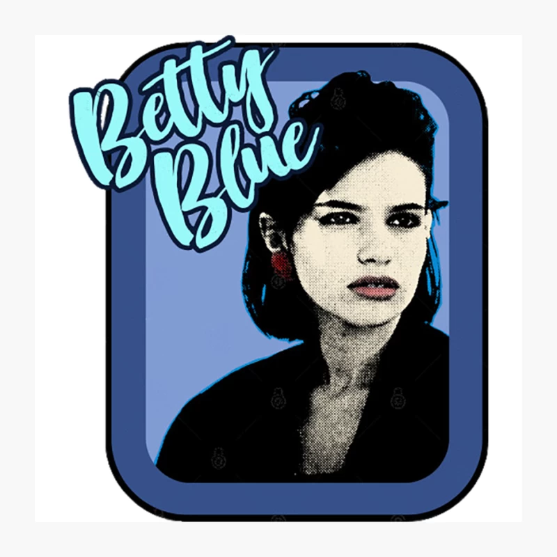 Beatrice Dalle Betty Blue Retro Tribute Pin