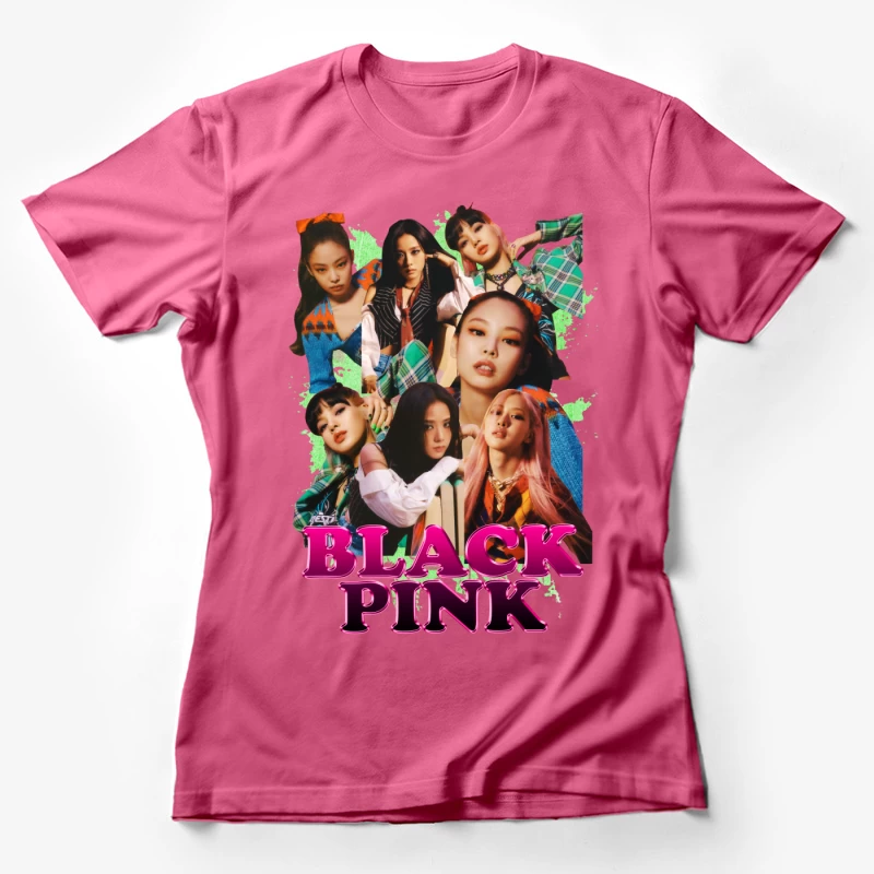 BLACKPINK Music Group Collage Female T-Shirt