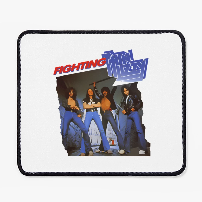 Thin Lizzy "Fighting" Album Cover Promotional Photo from 1970s Mouse Pad