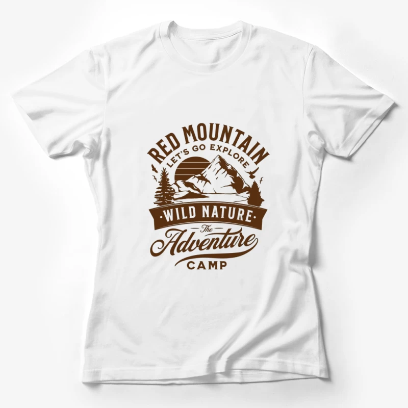 Wildes Abenteuer im Red Mountain Camp Damen T-Shirt