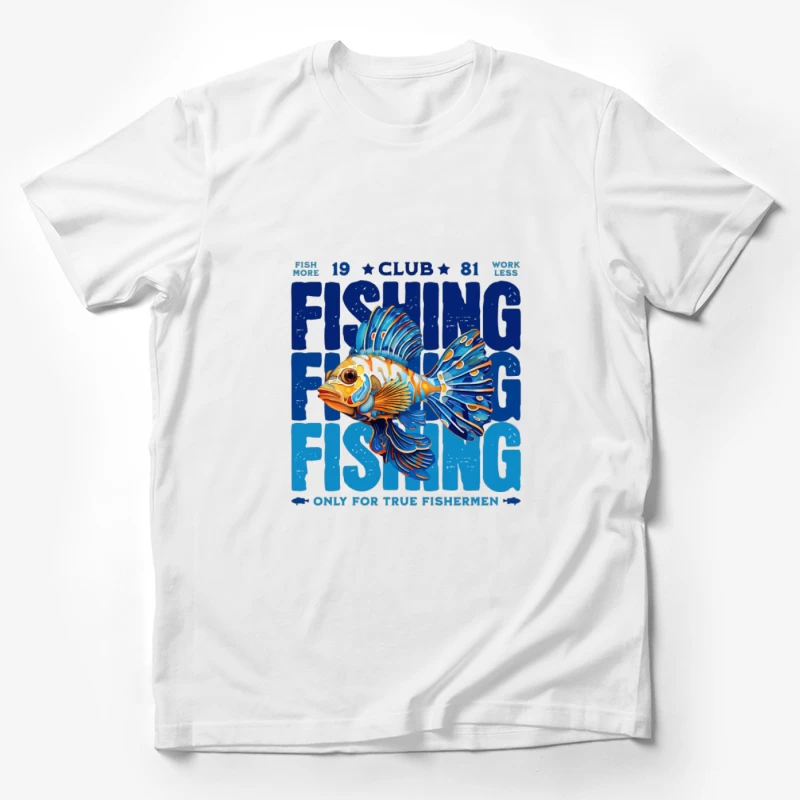 Design de poisson pour club de pêche Homme T-Shirt