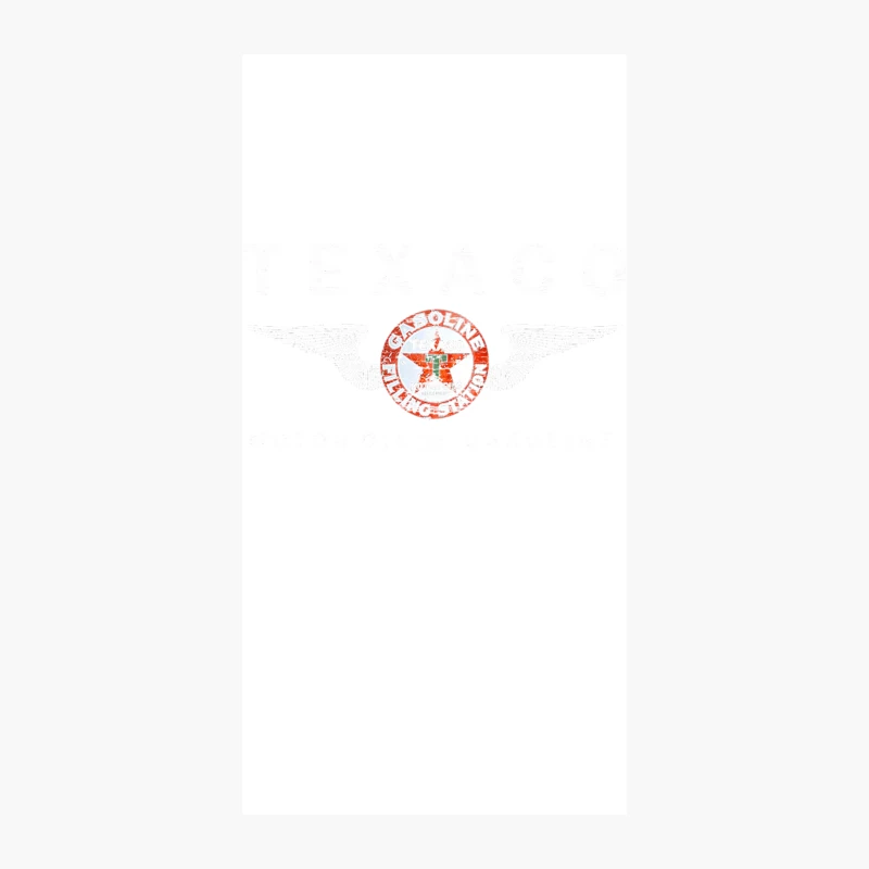 Texaco, weathered paint distressed iPhone Case