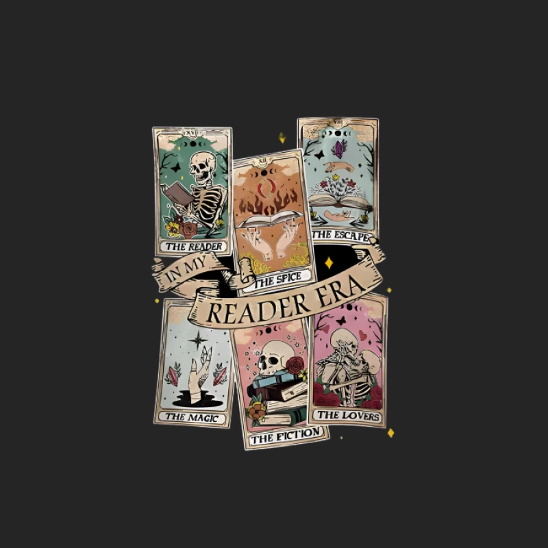 Ère du Lecteur Inspirée des Cartes de Tarot Homme Sweat-shirt à enfiler