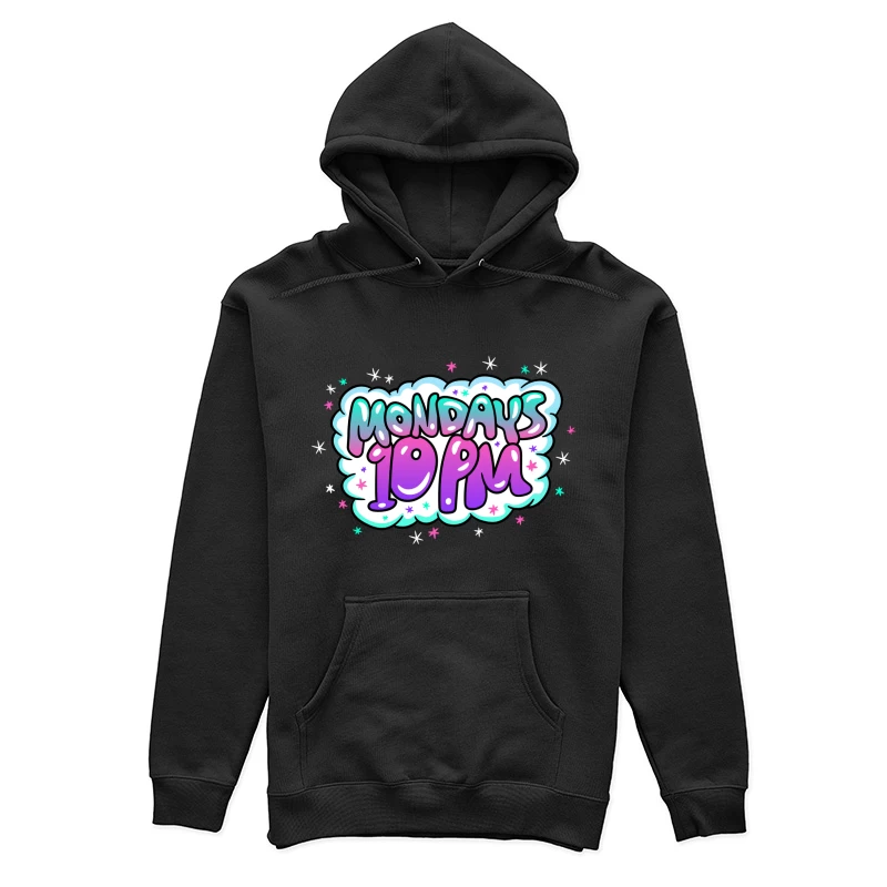 Montags um 10 Uhr - Buntes Design Damen Pullover Hoodie