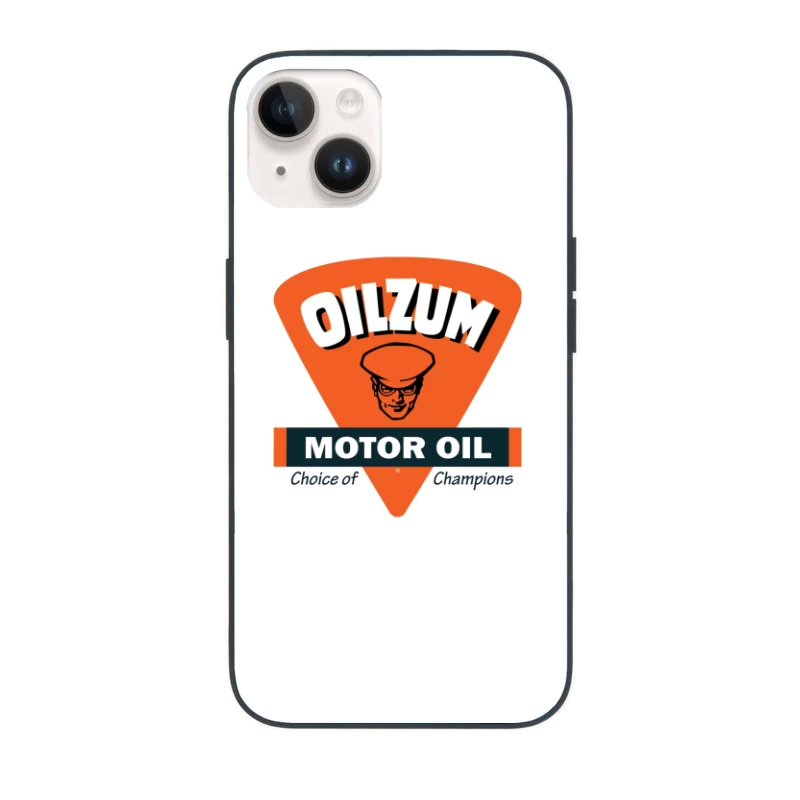 Vintage Oilzum Motor Oil Logo with Retro Design iPhone Case