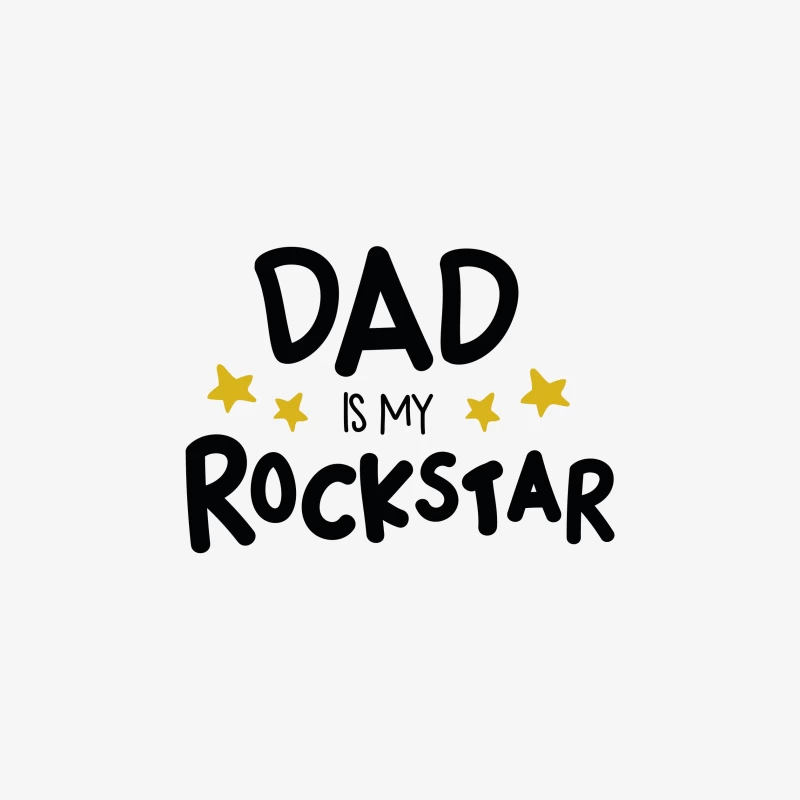 Papa est ma rockstar Homme Sweat-shirt à enfiler