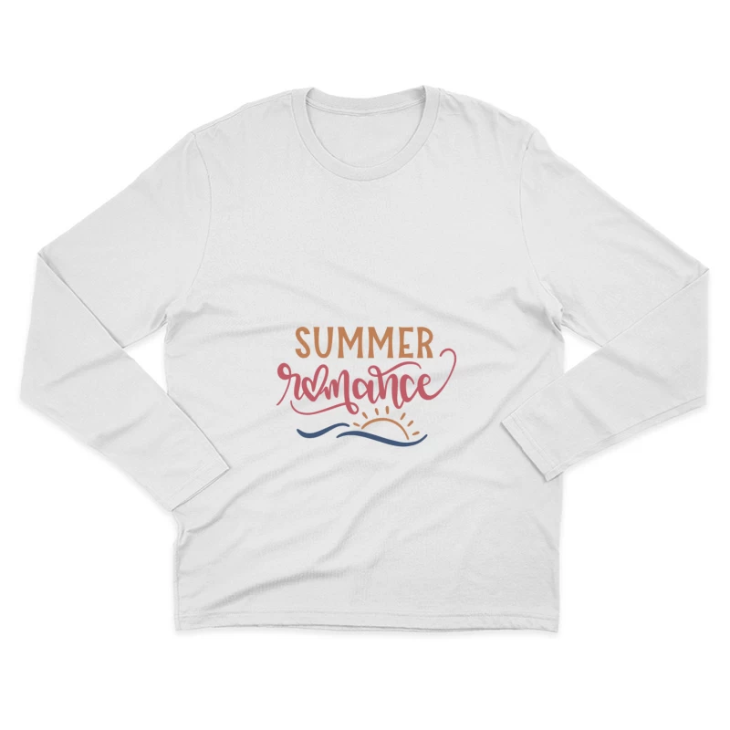 Été Romantique au Coucher du Soleil Homme Manches Longues T-Shirt