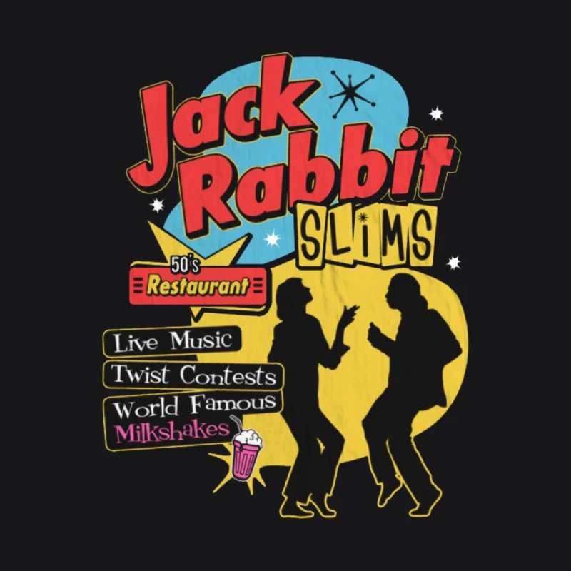Jack Rabbit Slims Diner 3 Male Pullover Hoodie