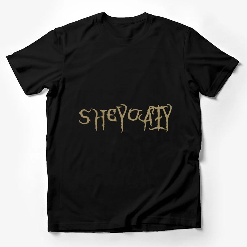 Mystisches Schriftzug Herren T-Shirt