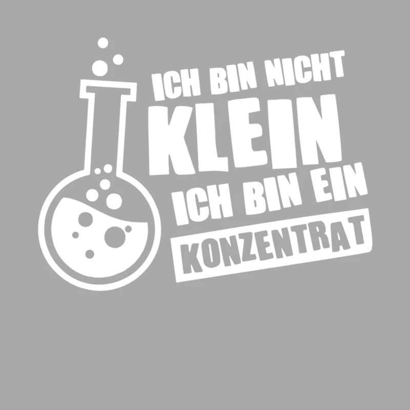 Ich bin nicht klein ich bin ein Konzentrat Female Pullover Hoodie
