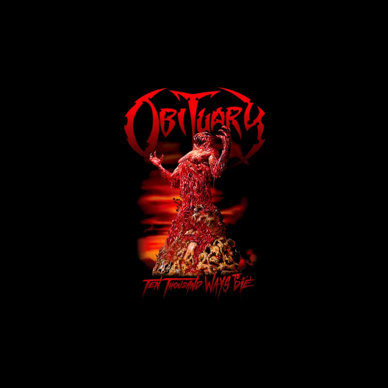 Obituary Ten Thousand Ways To Die iPhone Case