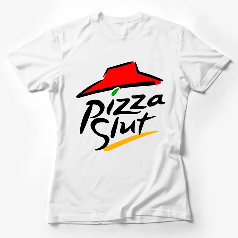 Pizza Hut Classic Red Roof Restaurant Logo Female T-Shirt