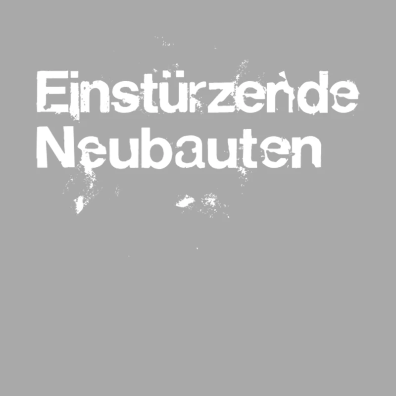 Einstürzende Neubauten  Post Punk Typography Male Pullover Hoodie