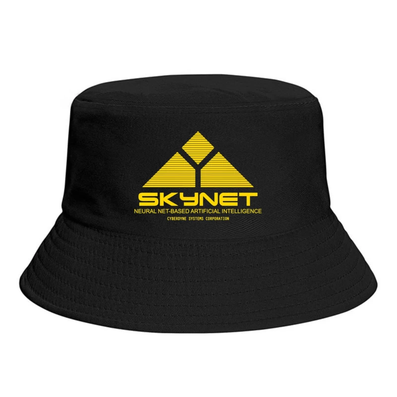 Skynet Corporate Logo - Cyberdyne Systems AI Technology Bucket Hat