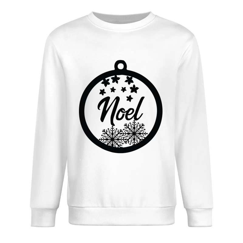 Décoration de Noël avec flocons et étoiles Homme Sweat-shirt à enfiler