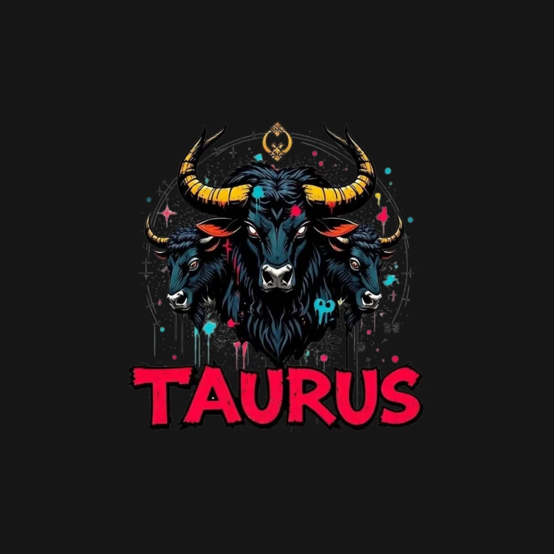 Astrological Art of Taurus Male Long Sleeve T-Shirt