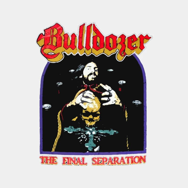 Bulldozer - The Final Separation Metal Album Cover Art Male Tank Top