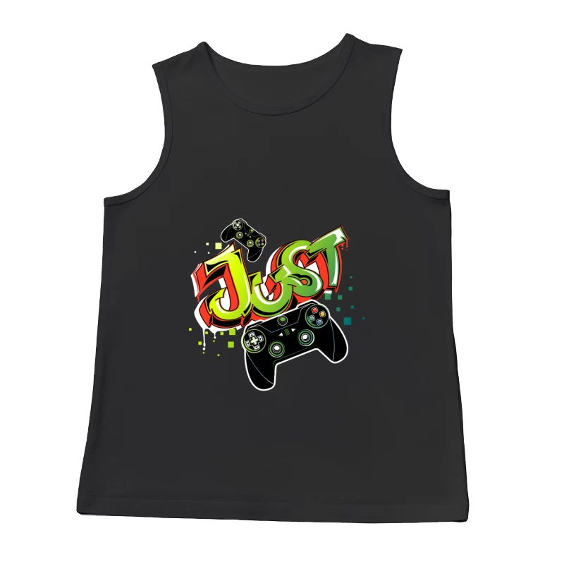 Buntes Gaming-Controller-Design Herren Tanktops