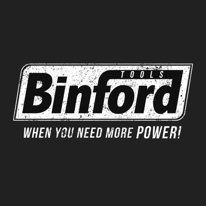 Vintage Binford Tools Logo with Power Slogan Bucket Hat