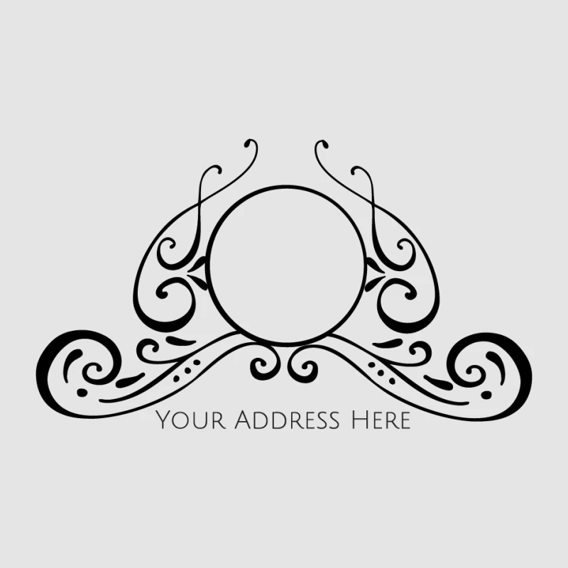 Logo simple avec adresse personnalisée Homme Sweat à capuche