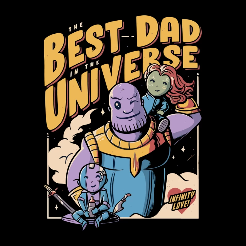 Best Dad in the Universe Comic Art Pin