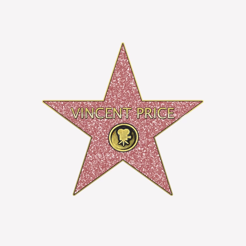 Vincent Price_s Hollywood Star Female T-Shirt