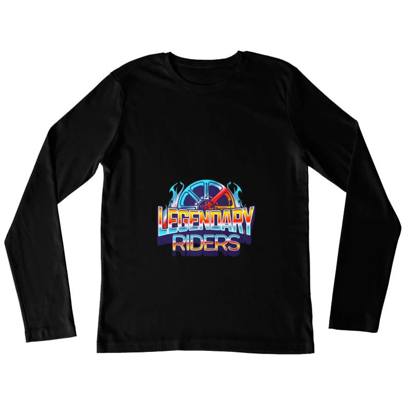 Conception Graphique Riders Légendaires Femme Manches Longues T-Shirt