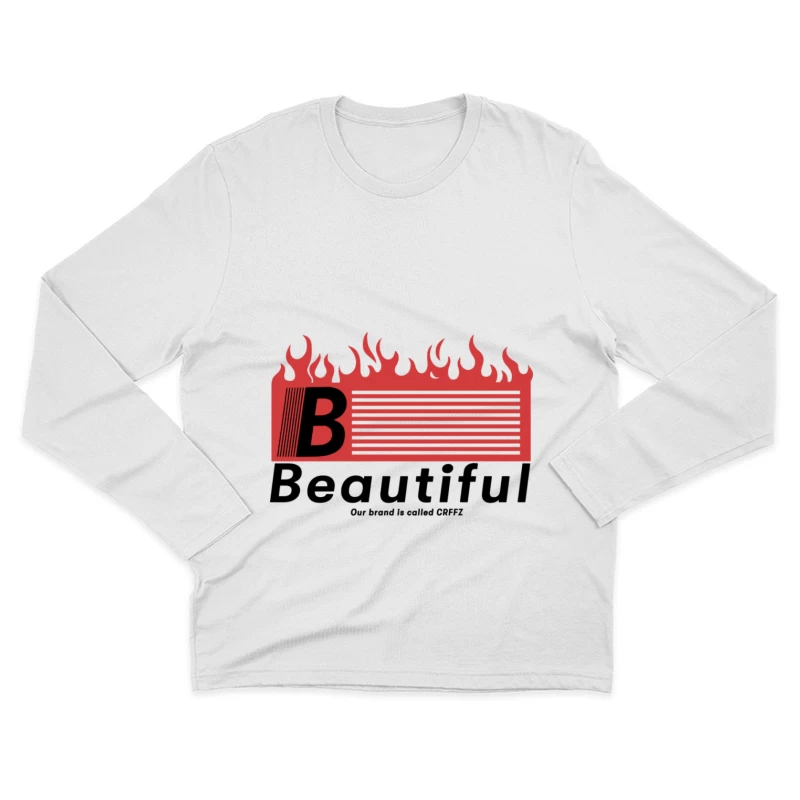 Feuriger Musik-Brand Herren Langarm T-Shirt