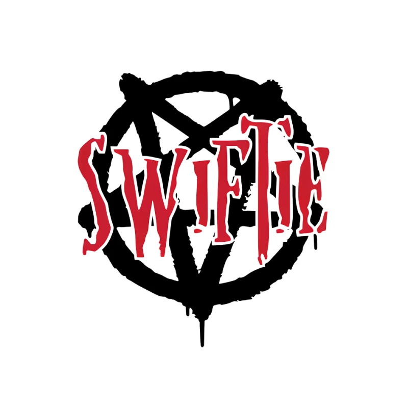 Swiftie Metal Version Pin