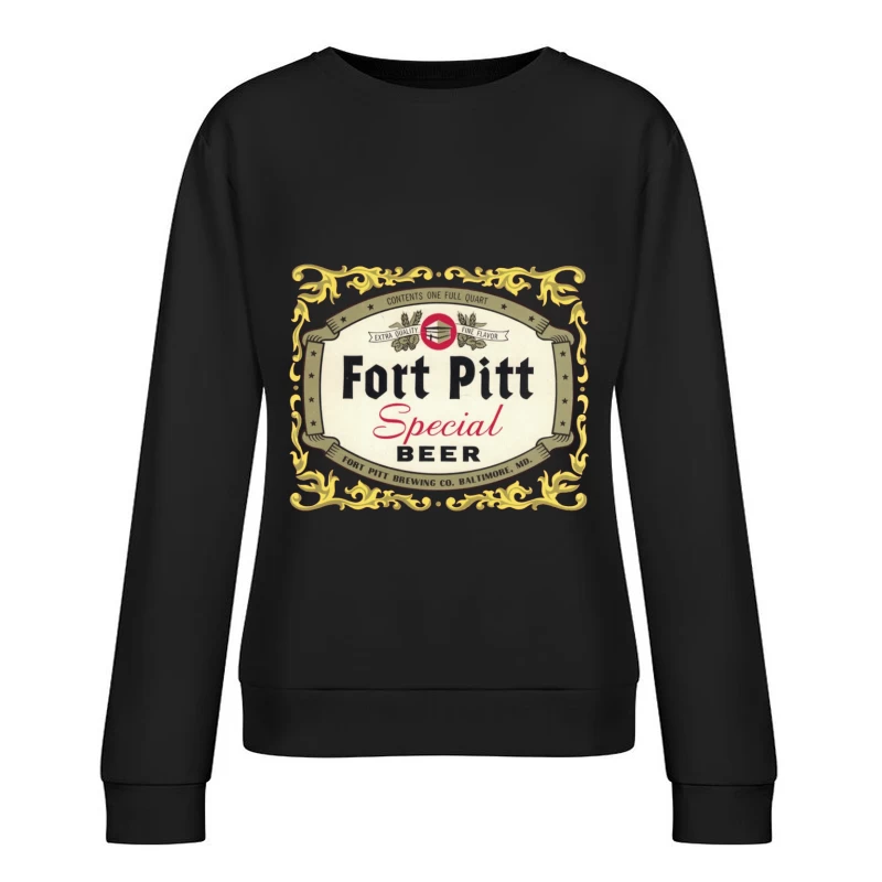 Fort Pitt Beer 3 Female Pullover Sweatshirt