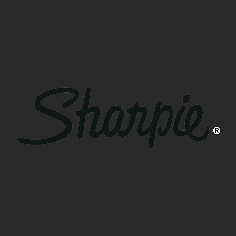 Sharpie Brand Logo in Classic Black Script Typography Baseball Cap