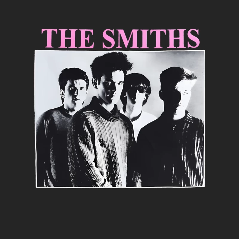 The Smiths Classic Black and White Band Album Cover from the 1980s Female Pullover Sweatshirt