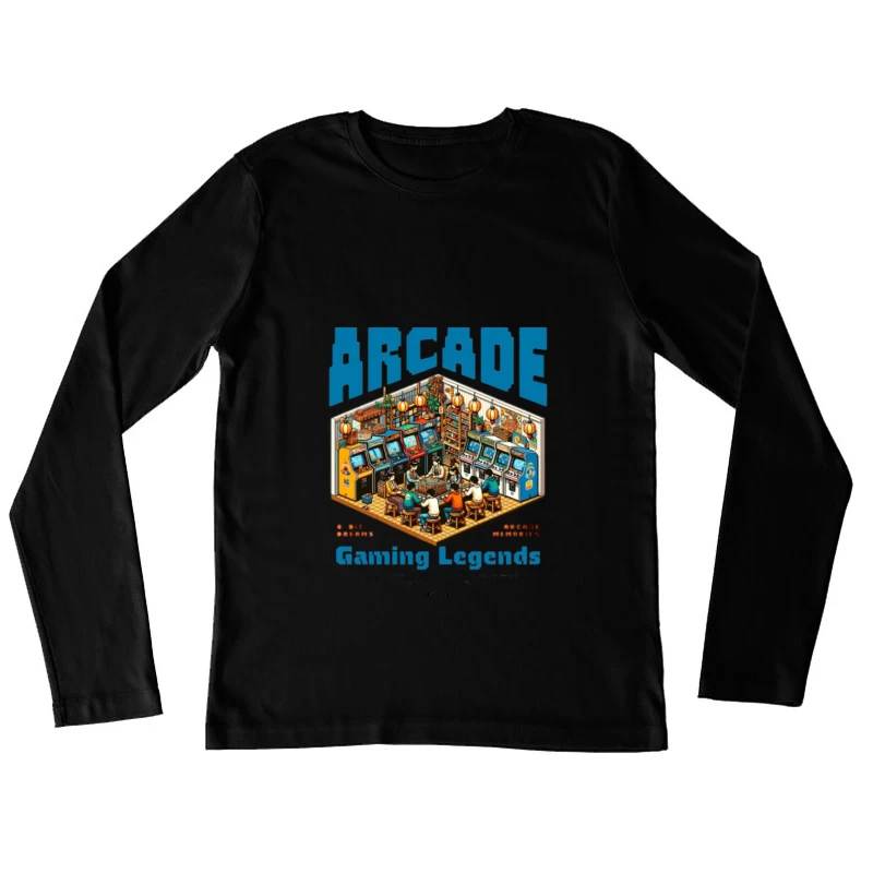 Légendes du Jeu Arcade Femme Manches Longues T-Shirt