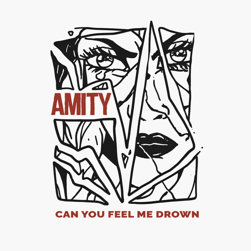 The Amity Affliction Can You Feel Me Drown Cotton Tote Bag