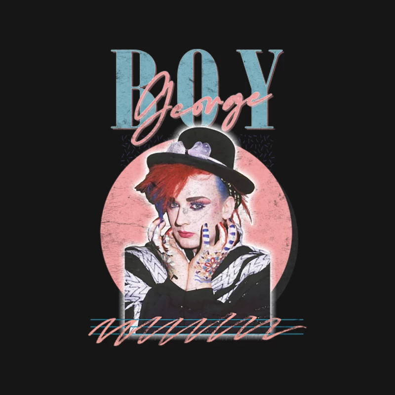 Boy George Vintage Style 80s Fan Art Design Mouse Pad