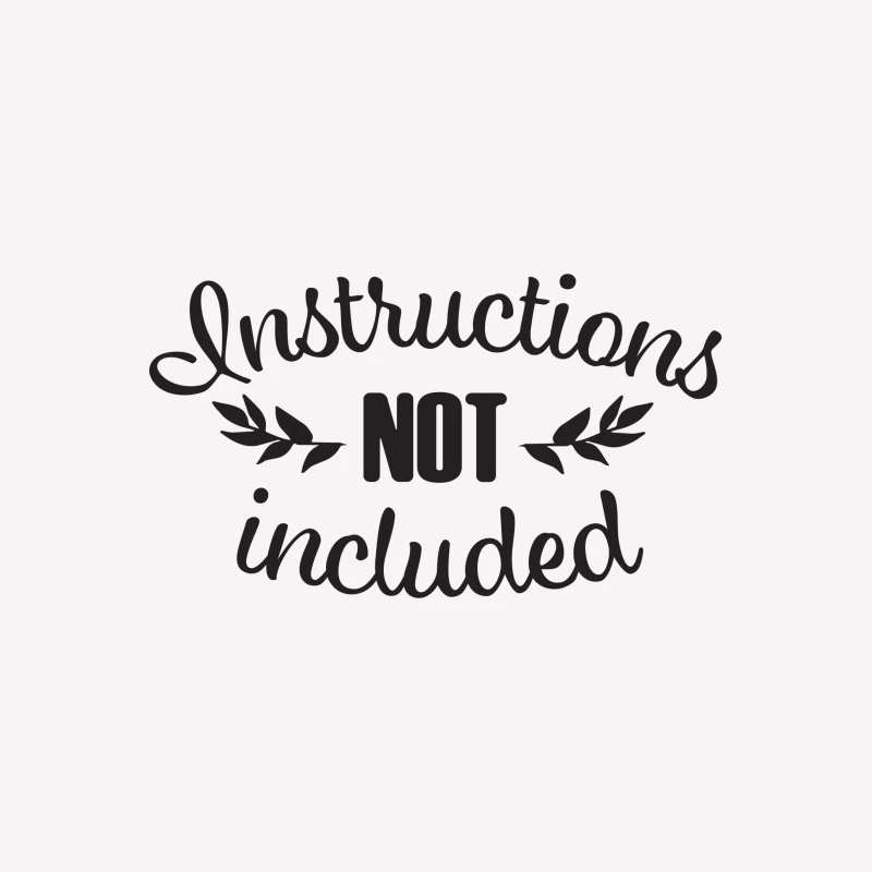 Design sans instructions artistiques Femme T-Shirt