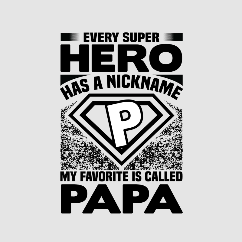Un super-héros appelé Papa Homme Sweat à capuche
